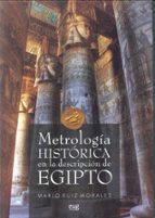 Metrología histórica en la descripción de Egipto, de VICENTE PONSONA | portada del libro
