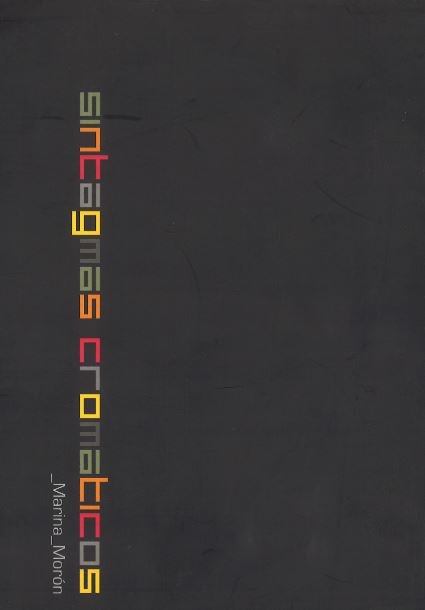 Sintagmas cromáticos, de MARINA, J | portada del libro