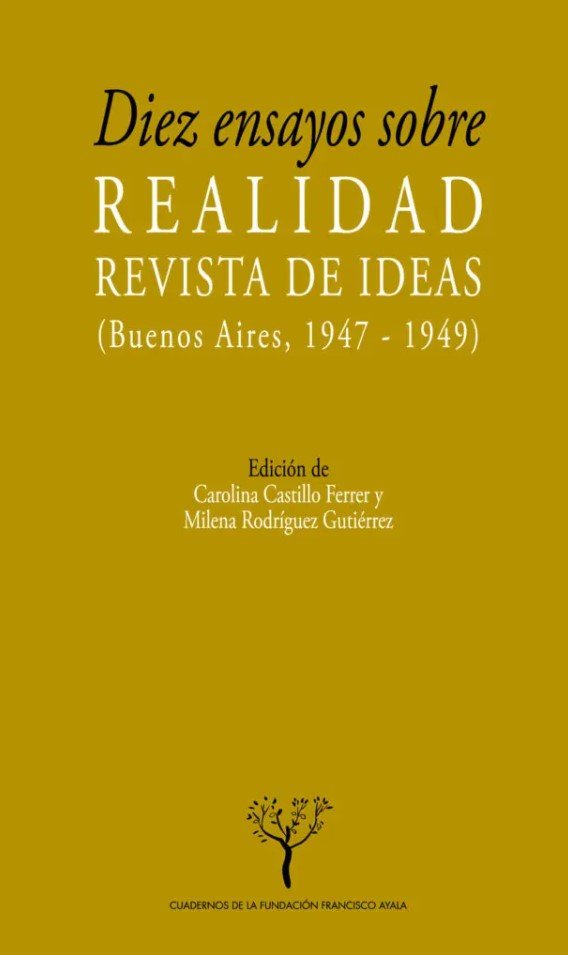 Diez ensayos sobre realidad, revista de ideas (Buenos Aires, 1947-1949) | portada del libro