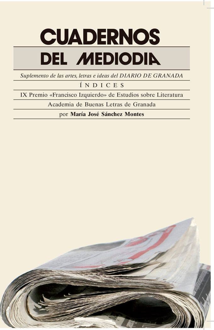 Cuadernos del mediodía, de Sánchez Montes, María José | portada del libro