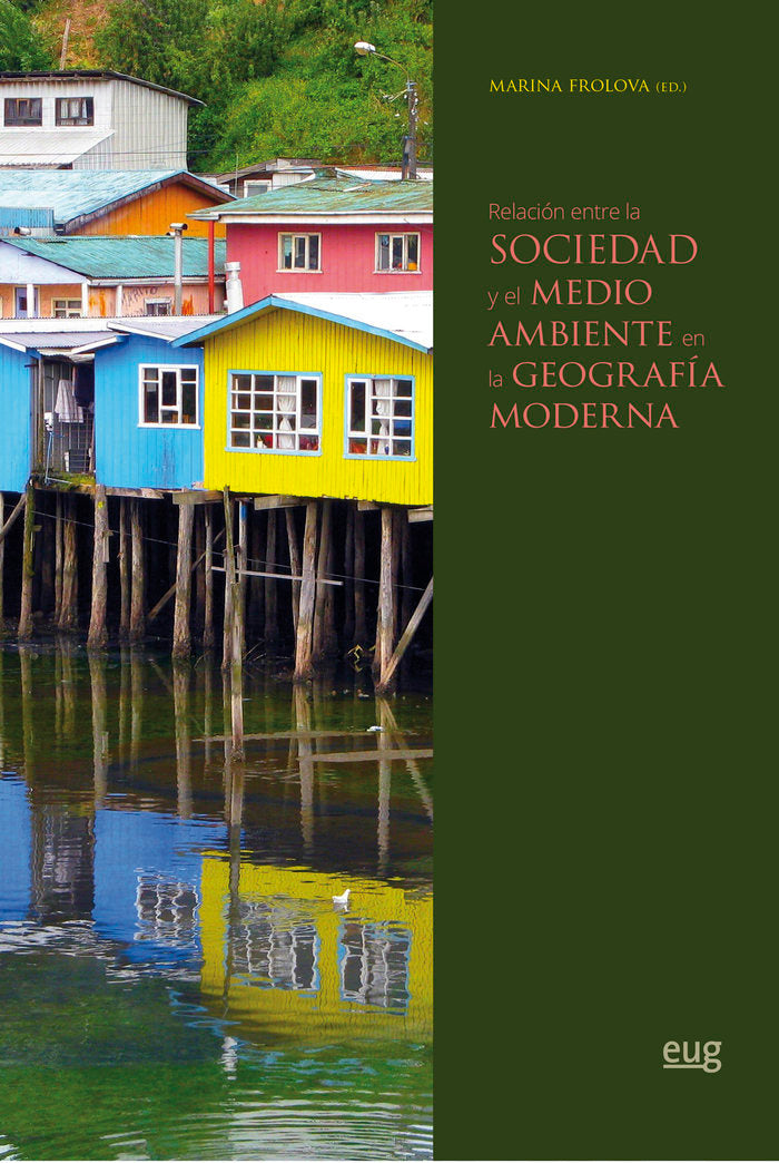 Relación entre la sociedad y el medio ambiente en la geografía moderna, de Varios autores | portada del libro