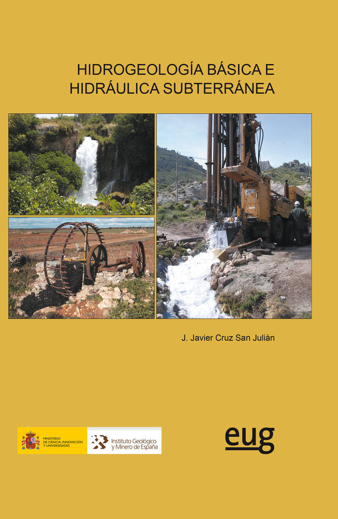 Hidrogeología básica e hidráulica subterránea, de Cruz San Julián, Javier | portada del libro