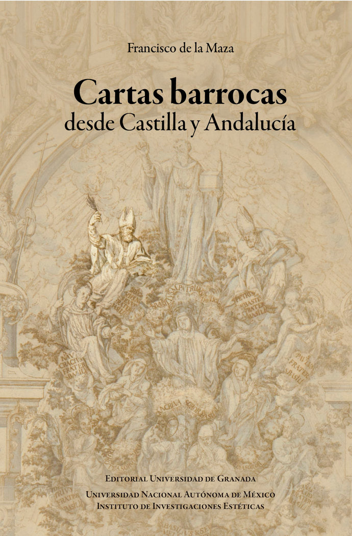CARTAS BARROCAS DESDE CASTILLA Y ANDALUCIA, de FRANCISCO DE LA MAZA | portada del libro