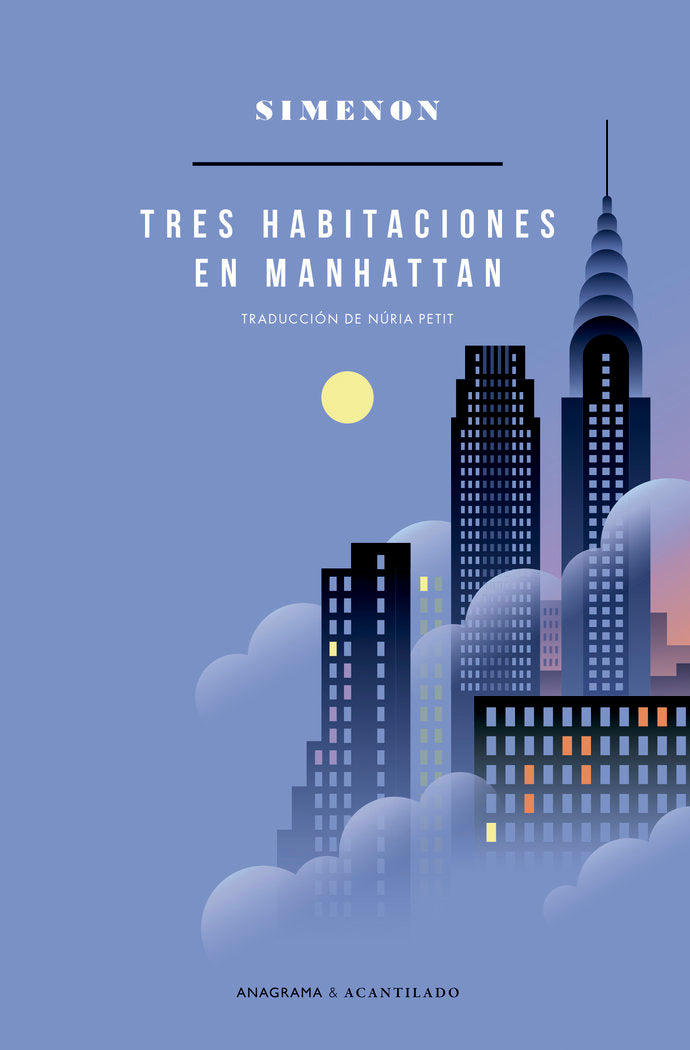 TRES HABITACIONES EN MANHATTAN, de SIMENON, GEORGES | portada del libro