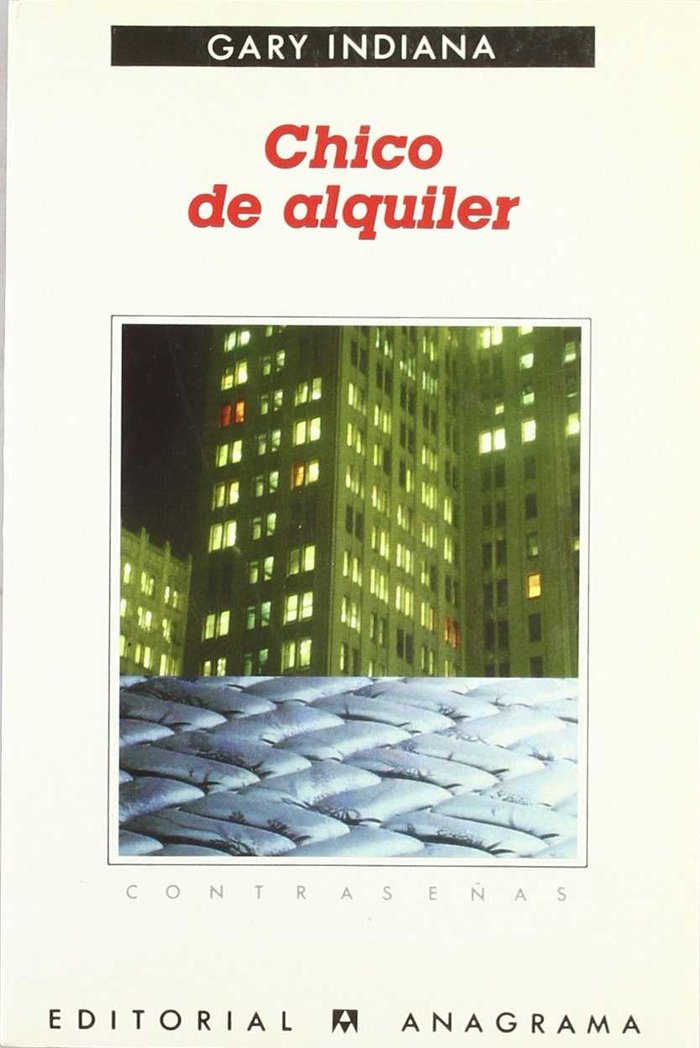 Chico de alquiler, de Gary | portada del libro