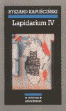 Lapidarium IV, de Kapuscinski | portada del libro