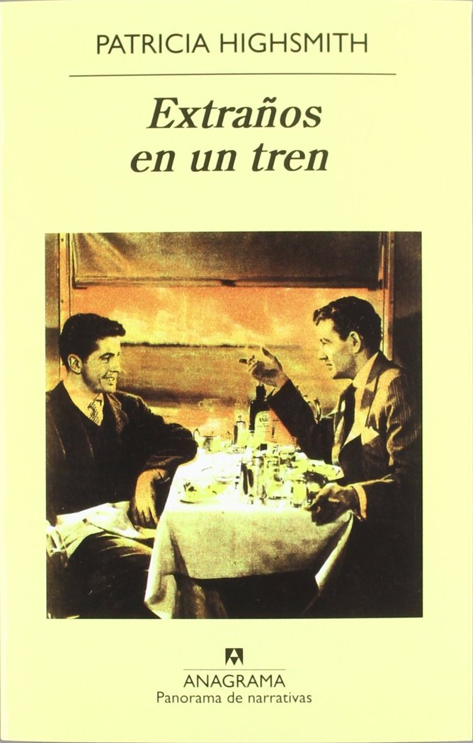 Extraños en un tren, de Highsmith | portada del libro