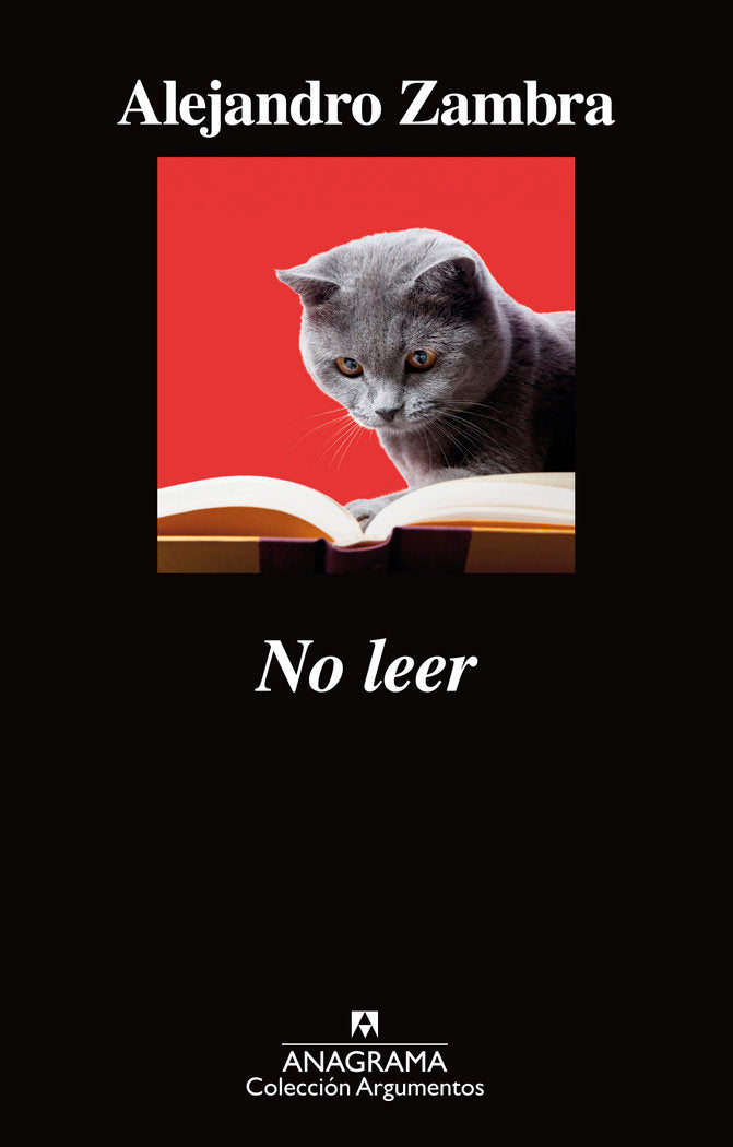 No leer, de Zambra, Alejandro | portada del libro