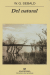 Del natural, de Sebald | portada del libro