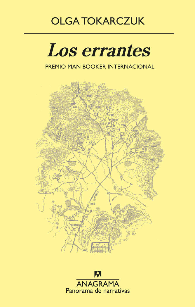 Los errantes, de Tokarczuk, Olga | portada del libro