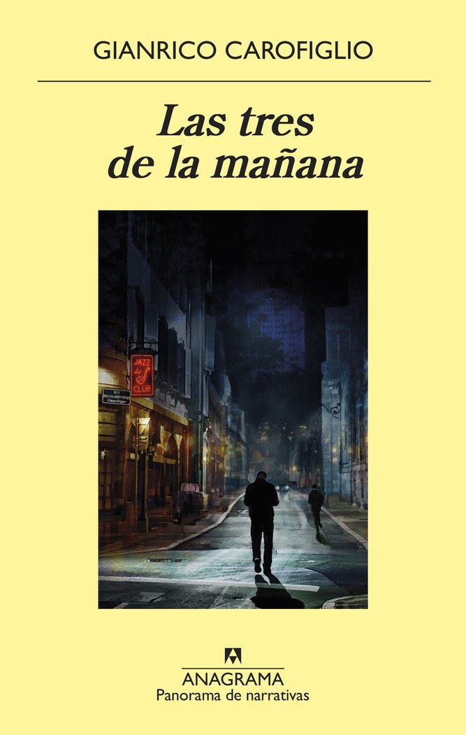 Las tres de la mañana, de Carofiglio, Gianrico | portada del libro