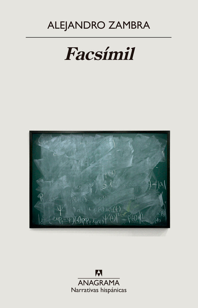 Facsímil, de Zambra, Alejandro | portada del libro