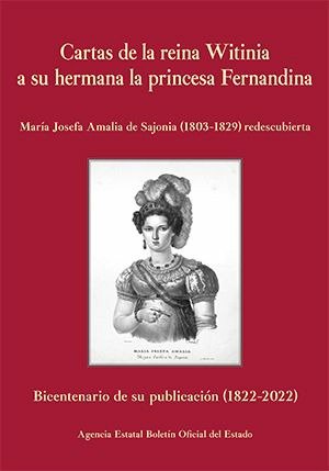 Cartas de la reina Witinia a su hermana la princesa Fernandina | portada del libro