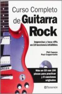 CURSO COMPLETO DE GUITARRA ROCK, de CAPONE | portada del libro