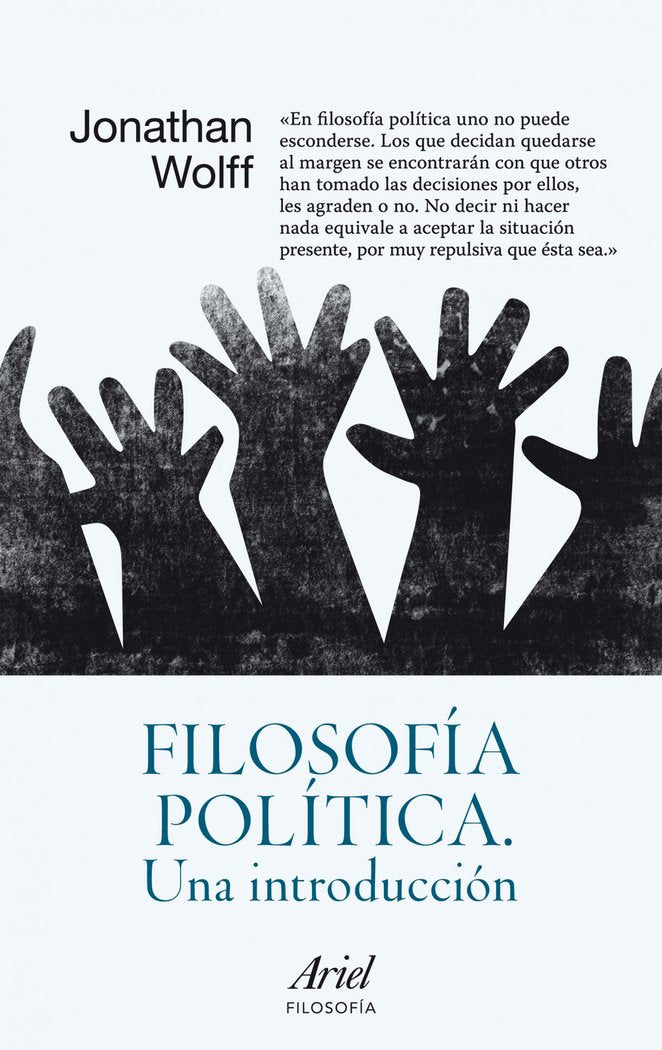 Filosofía política, de Wolff, Jonathan | portada del libro