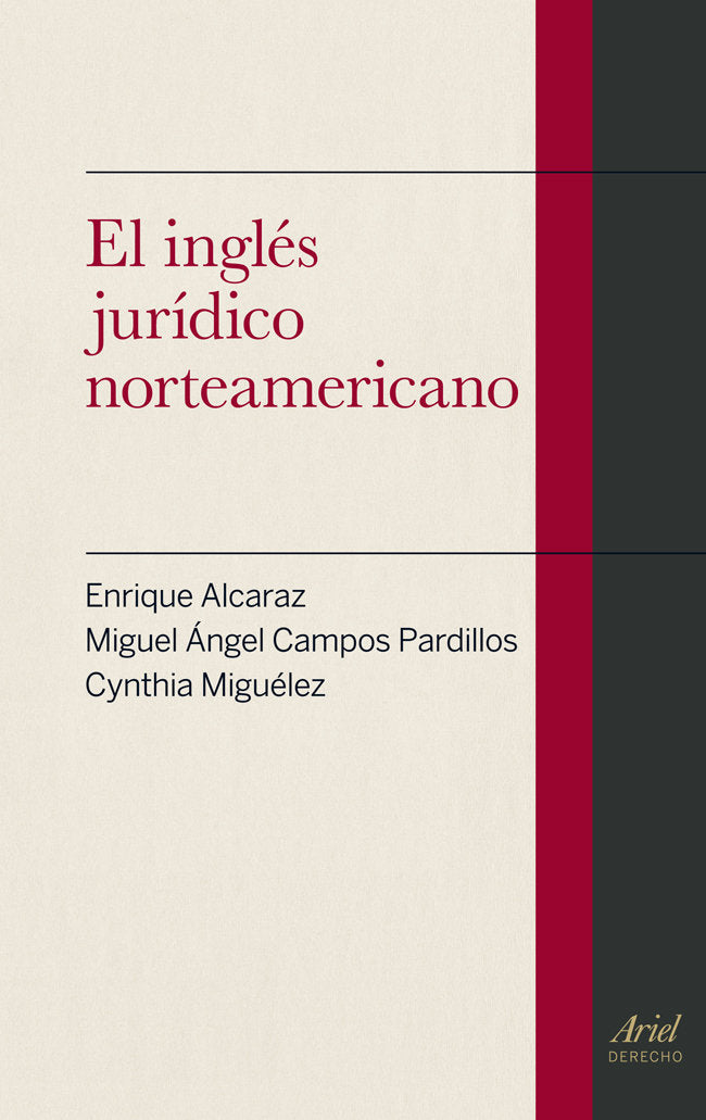 El inglés jurídico norteamericano, de Alcaraz, Enrique | portada del libro