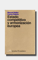 Estado competitivo y armonización europea, de Ballbé Mallol | portada del libro