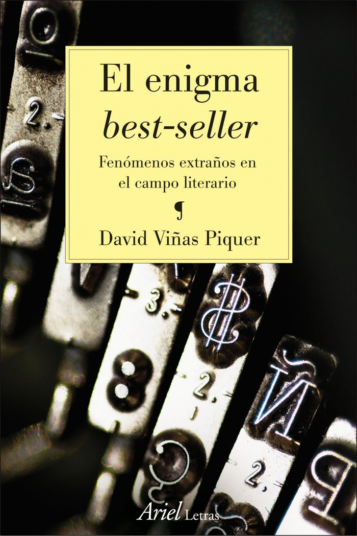 El enigma best-seller, de Viñas Piquer | portada del libro