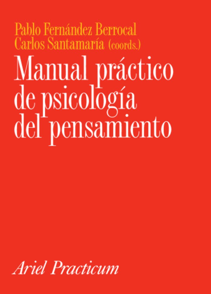 Manual práctico de psicología del pensamiento, de Santamaría | portada del libro