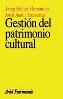 Gestión del patrimonio cultural, de Ballart | portada del libro