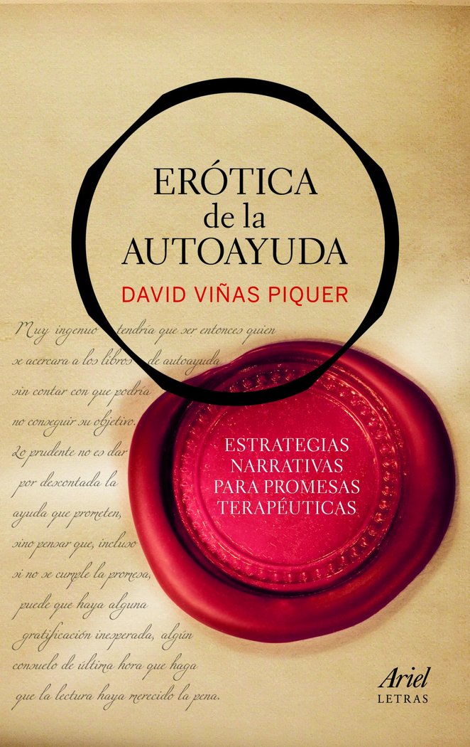 Erótica de la autoayuda, de Viñas Piquer, David | portada del libro