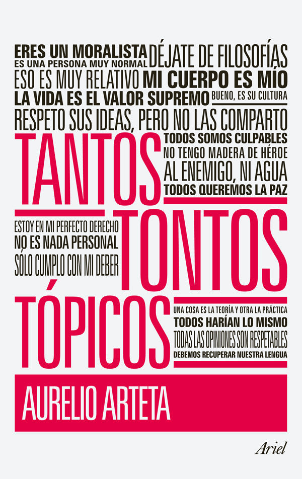 Tantos tontos tópicos, de Arteta, Aurelio | portada del libro