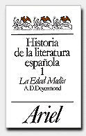 Historia de la literatura española, 1. La Edad Media, de Deyermond | portada del libro