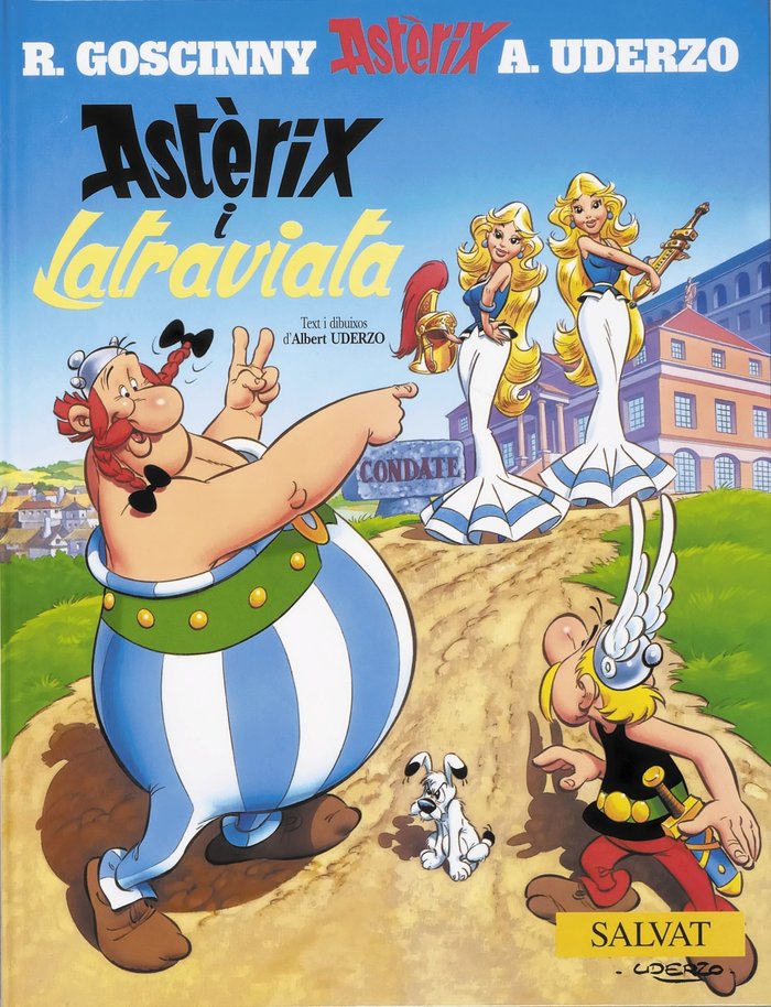 Astèrix i Latraviata, de Uderzo | portada del libro