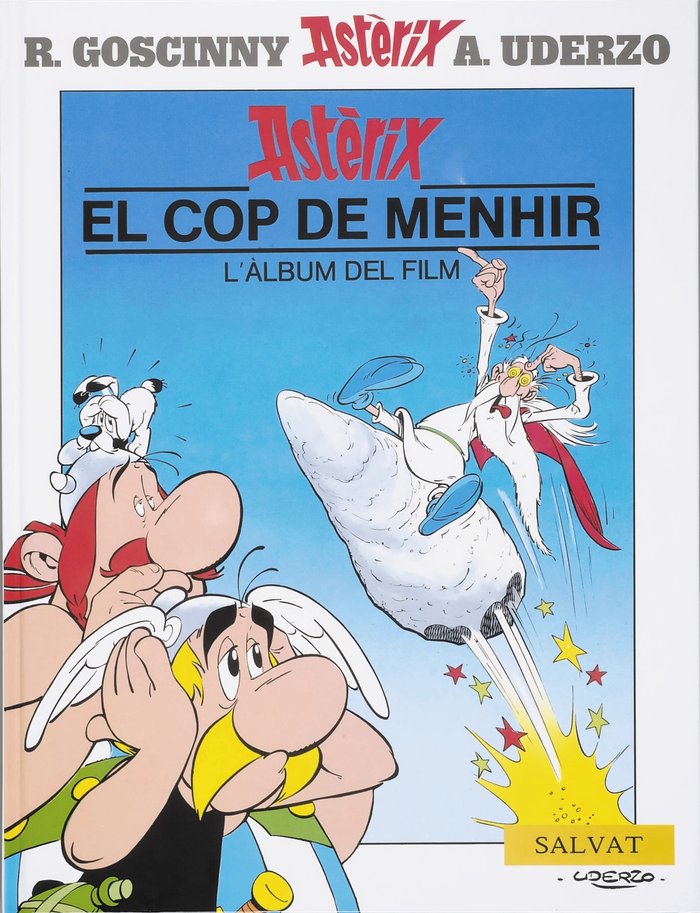 El cop del menhir, de Uderzo | portada del libro