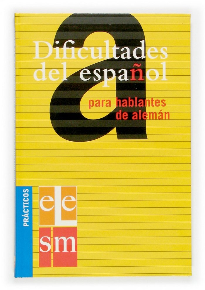 Dificultades del español para hablantes de alemán., de Barros, Esther | portada del libro