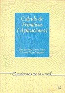 Cálculo de primitivas (aplicaciones), de Alonso Tosca | portada del libro