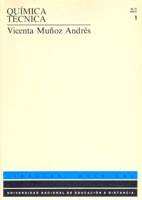 Química técnica. Tomo I, de Muñoz Andrés | portada del libro
