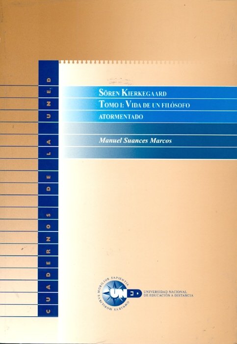 Sören kierkegaard. Tomo I: Vida de un filósofo atormentado, de Suances Marcos | portada del libro