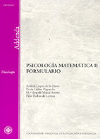 FORMULARIO DE PSICOLOGIA MATEMATICA II, de LUBIN PIGOUCHE | portada del libro