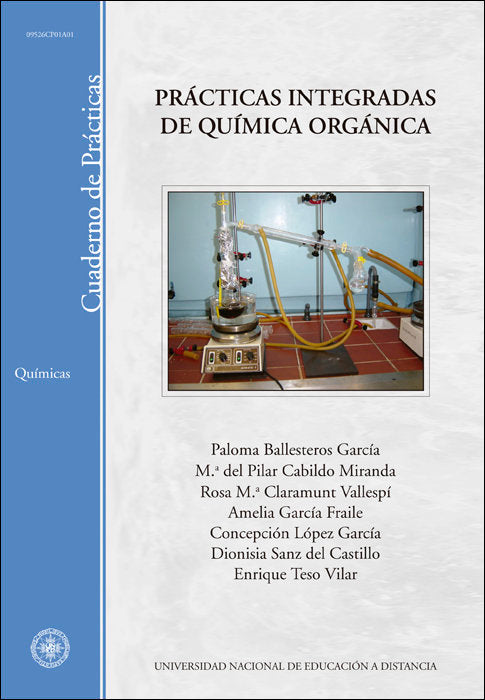 Prácticas integradas de química orgánica, de Ballesteros García, Paloma | portada del libro