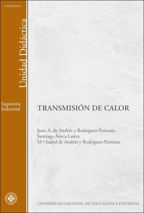 Transmisión del calor, de Andrés y Rodríguez-Pomatta, Juan Antonio de | portada del libro