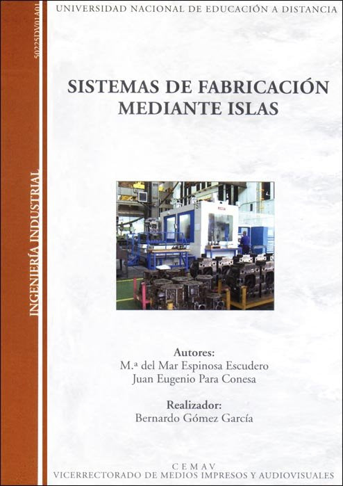 Sistemas de fabricación mediante islas, de Espinosa Escudero, M.ª del Mar | portada del libro
