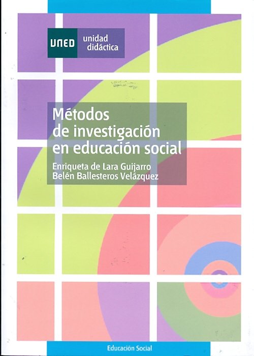 Métodos de investigación en educación social, de Lara Guijarro, Enriqueta de | portada del libro
