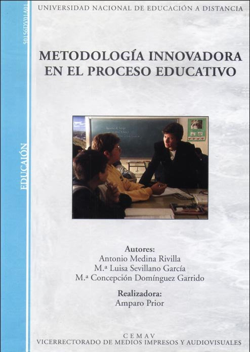 Metodología innovadora en el proceso educativo, de Sevillano García, M.ª Luisa | portada del libro