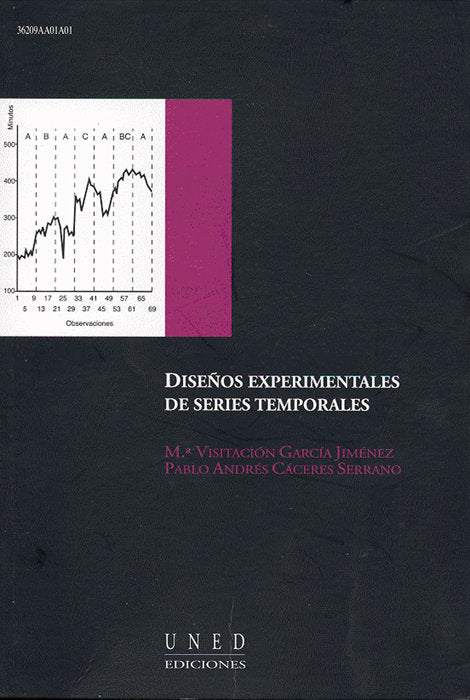 Diseños experimentales de series temporales, de García Jiménez, M.ª Visitación | portada del libro