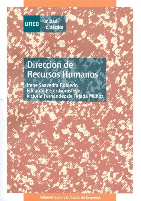 Dirección de recursos humanos, de Saavedra Robledo, Irene | portada del libro