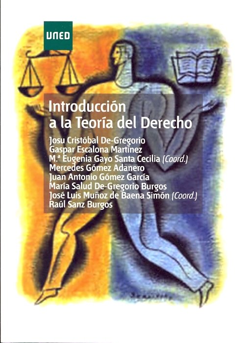 Introducción a la teoría del derecho, de Cristóbal de Gregorio, Josu | portada del libro