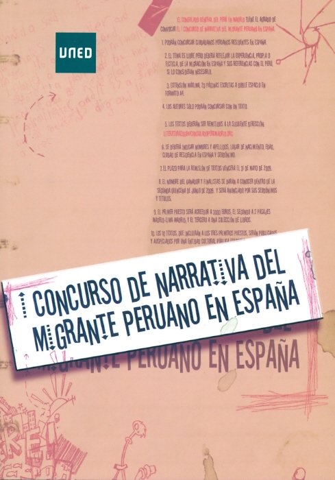 I concurso de narrativa del migrante peruano en España, de GALARZA PUENTE, SERGIO | portada del libro
