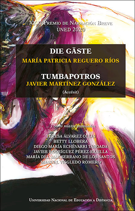 XXXI PREMIO DE NARRACION BREVE UNED 2020 DIE GÄSTE. TUMBAPO, de AA.VV. | portada del libro