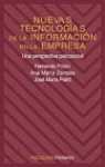 NUEVAS TECNOLOGíAS DE LA INFORMACIóN EN LA EMPRESA, de VV.AA. | portada del libro