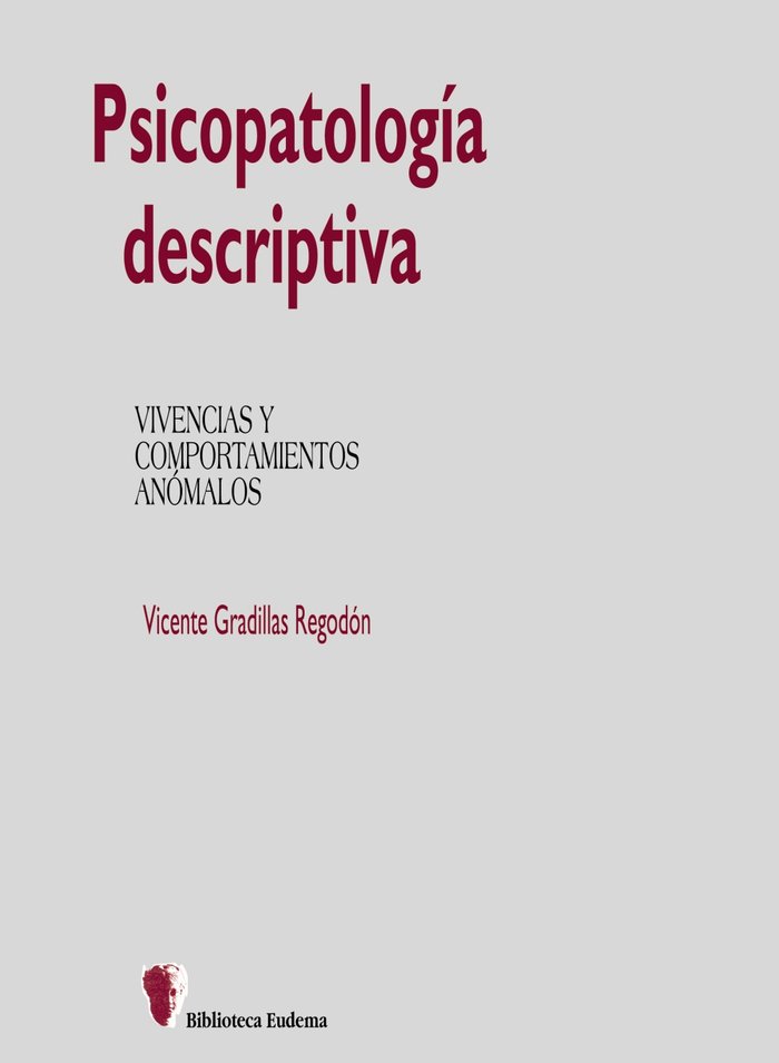 Psicopatología descriptiva, de Gradillas, Vicente | portada del libro