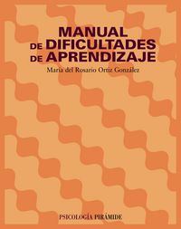 Manual de dificultades de aprendizaje, de Ortiz González, María del Rosario | portada del libro