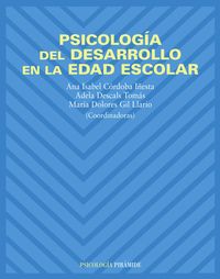 Psicología del desarrollo en la edad escolar, de Córdoba Iñesta, Ana Isabel | portada del libro