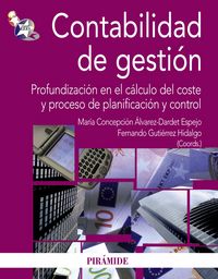 Contabilidad de gestión, de Álvarez-Dardet Espejo, María Concepción | portada del libro