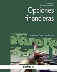 Opciones financieras, de Casanovas Ramón, Montserrat | portada del libro
